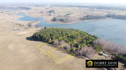 Działka 6139m2 Sztabinki — zdjęcie od frontu