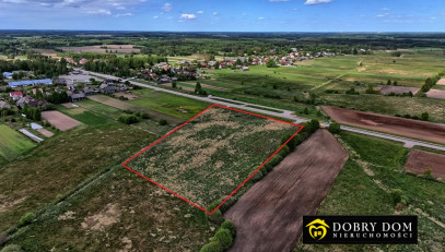 Działka 1340m2 Dubicze Cerkiewne — zdjęcie od frontu