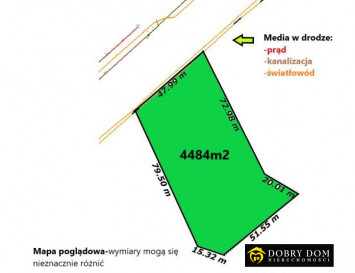 Działka 4484m2 Dubicze Cerkiewne — widok główny
