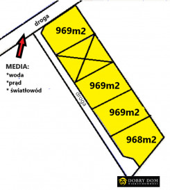 Działka 969m2 Doratynka — zdjęcie 5 z 5