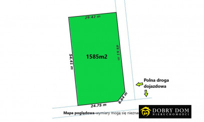 Działka 1585m2 Góra — widok główny