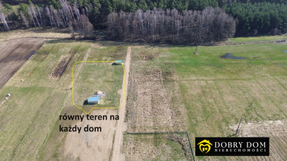 Działka 1542m2 Wyszki — zdjęcie od frontu