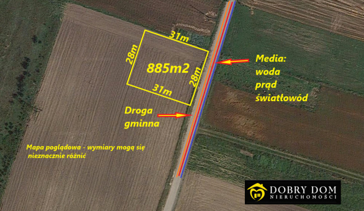 Działka Sprzedaż Dobrzyniewo Duże 1