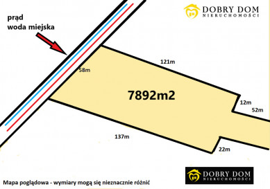 Działka 7892m2 Kołaki-Wietrzychowo — widok główny