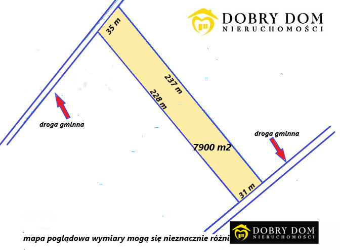 Działka rolna 7900m2 w powiecie sokólskim