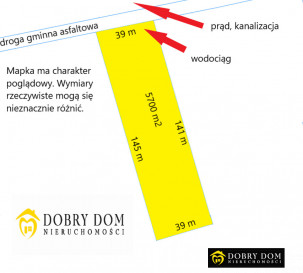 Działka 5700m2 Giełczyn — wnętrze 3