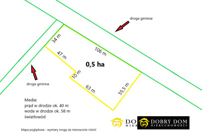 Działka 5000m2 Boćki - widok główny