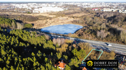 Działka 1246m2 Białystok — zdjęcie od frontu