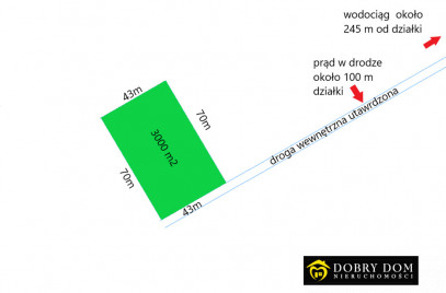 Działka 3000m2 Prostki — widok główny