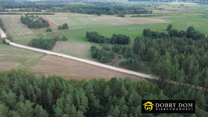 Działka 877m2 Leńce — zdjęcie od frontu