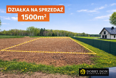 Działka 1500m2 Borsukówka — widok główny