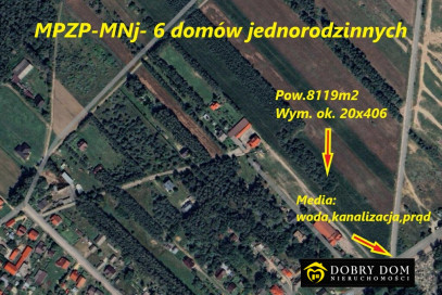 Działka 8119m2 Zadobrze — widok główny