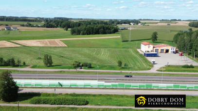 Działka 5507m2 Rzędziany — zdjęcie od frontu