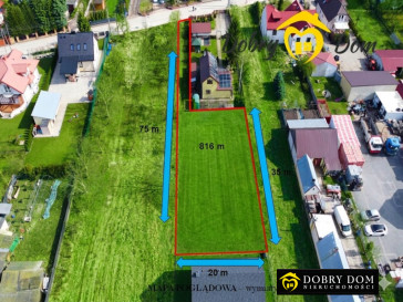 Działka 816m2 Białystok — widok główny