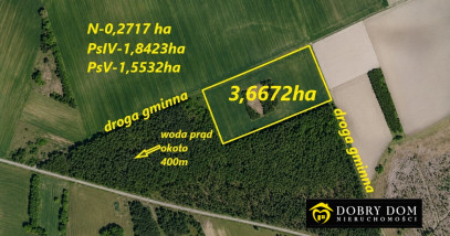 Działka 36772m2 Topilec — widok główny