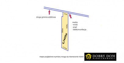 Działka 67445m2 Baciuty — zdjęcie od frontu
