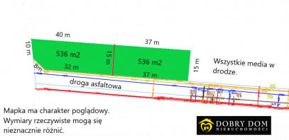Działka 1072m2 Ciasne — wnętrze 3