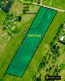 Działka 20631m2 Pokaniewo-Kolonia — zdjęcie od frontu