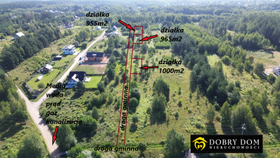 Działka 955m2 Karakule — wnętrze 2