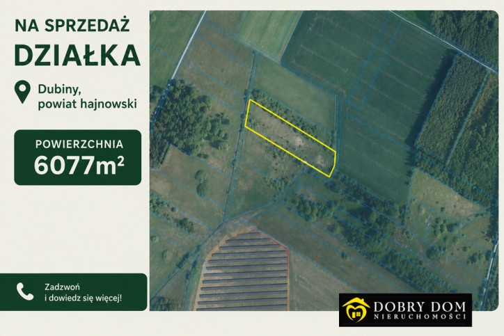 Działka Sprzedaż Dubiny 1