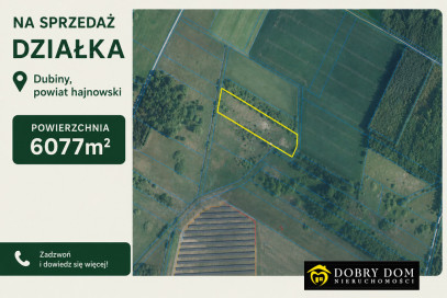 Działka 6077m2 Dubiny — widok główny