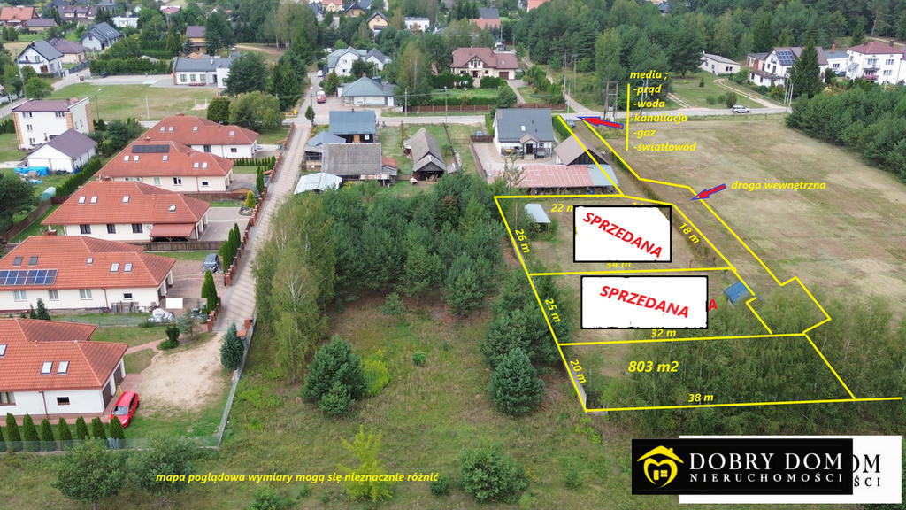 Ostatnia działka w Ignatkach 803 m2