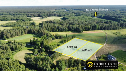 Działka 4432m2 Buda Ruska — zdjęcie od frontu