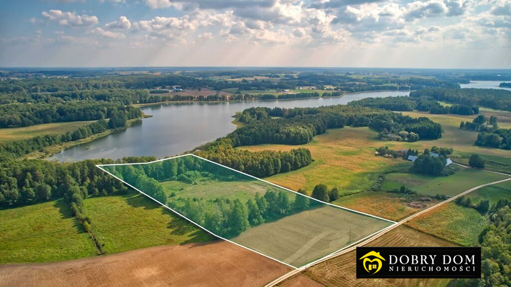Działka z linią brzegową na Sejneńszczyźnie