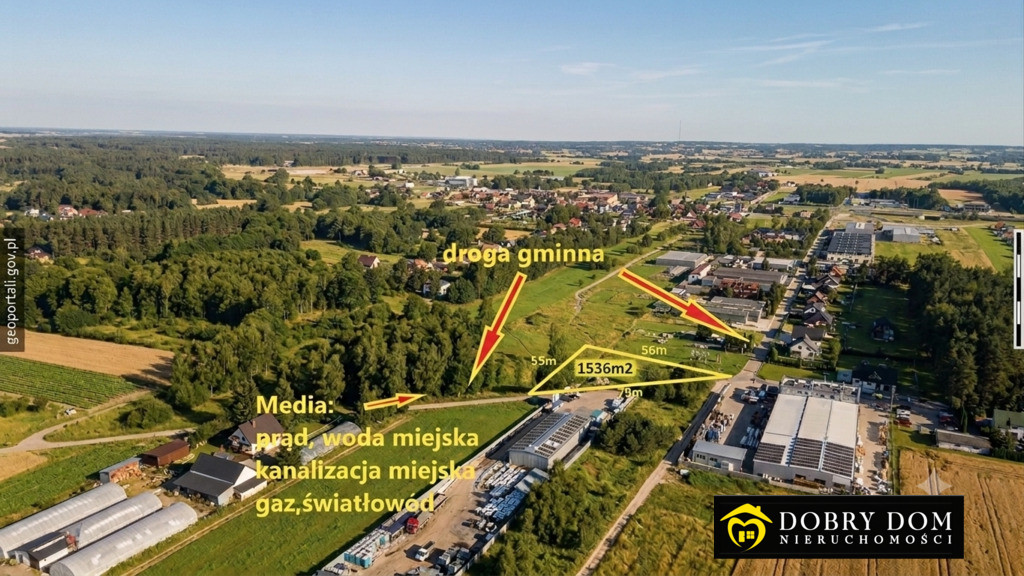Działka w Łyskach