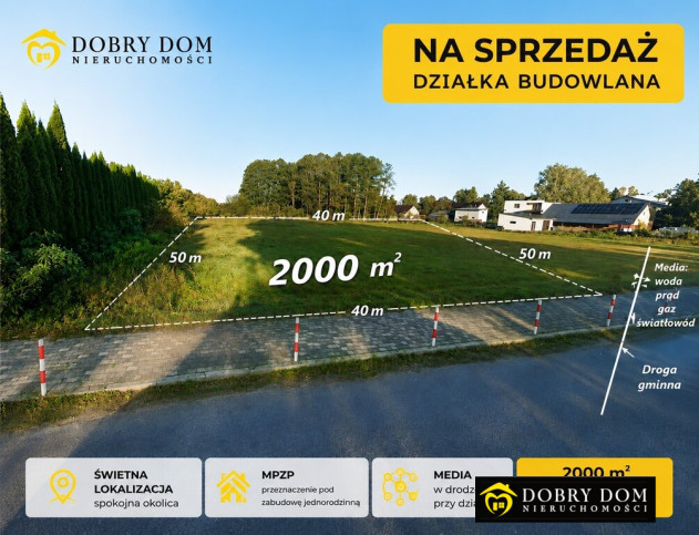Działka Sprzedaż Dzikie 1