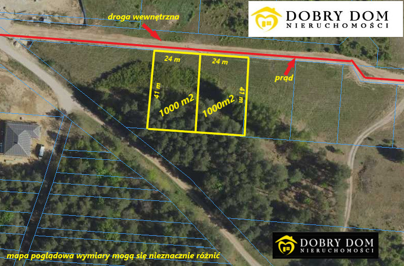 Działki budowlane po 1000m2 w gminie Supraśl