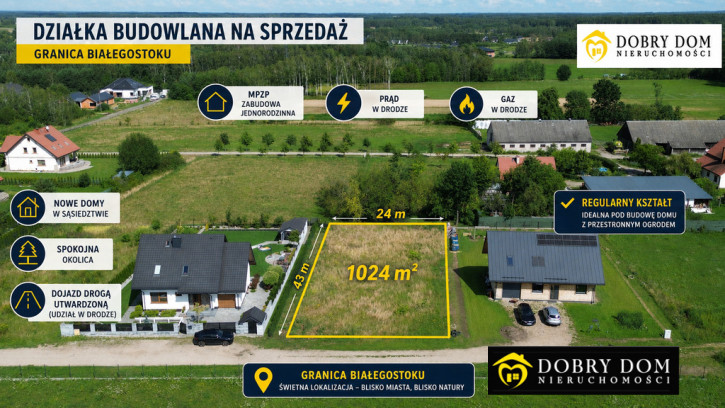 Działka Sprzedaż Białystok Halickie 1