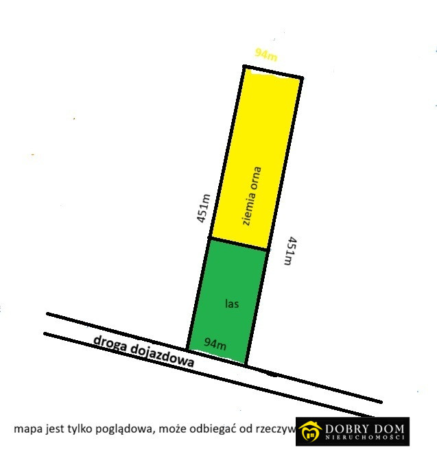4,19 ha lasu i ziemi rolnej gm. Ciechanowiec