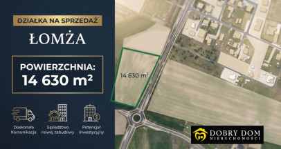 Działka 14630m2 Łomża — widok główny