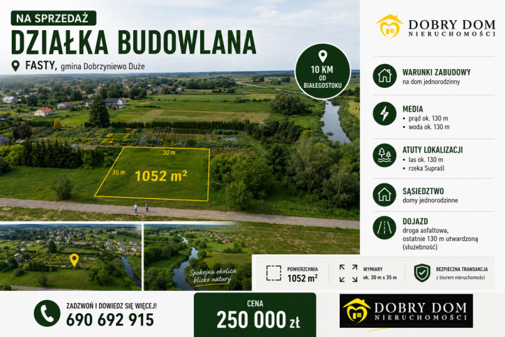 Działka Sprzedaż Fasty 1