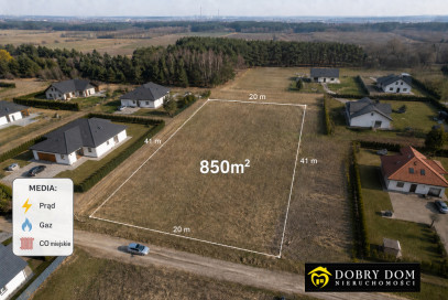 Działka 850m2 Białystok — widok główny