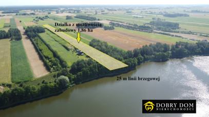 Działka 18591m2 Sidory — zdjęcie od frontu