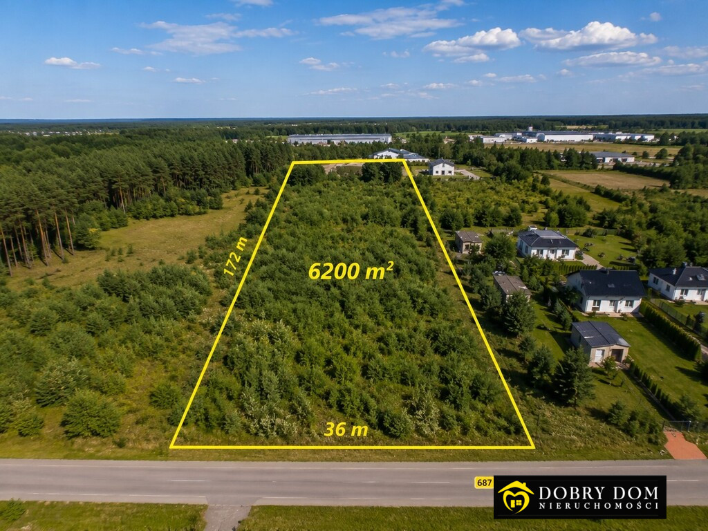 Działka budowlana 6200 m²