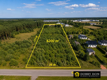 Działka 6200m2 Narewka — widok główny