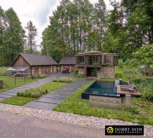 Działka 5700m2 Giełczyn — zdjęcie od frontu