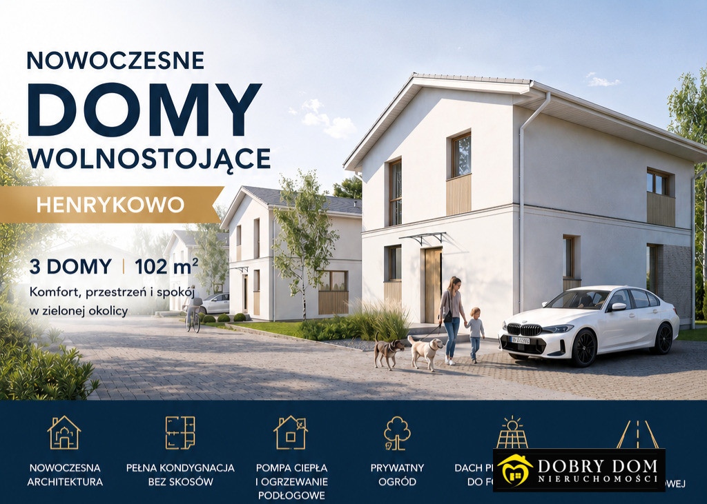 NOWOCZESNE DOMY WOLNOSTOJĄCE W HENRYKOWIE