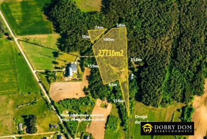 Działka 27730m2 Krynice — widok główny