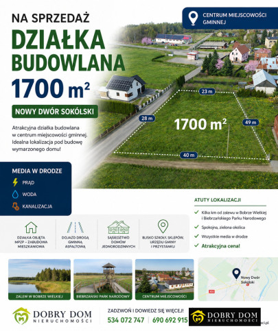 Działka Sprzedaż Nowy Dwór 1
