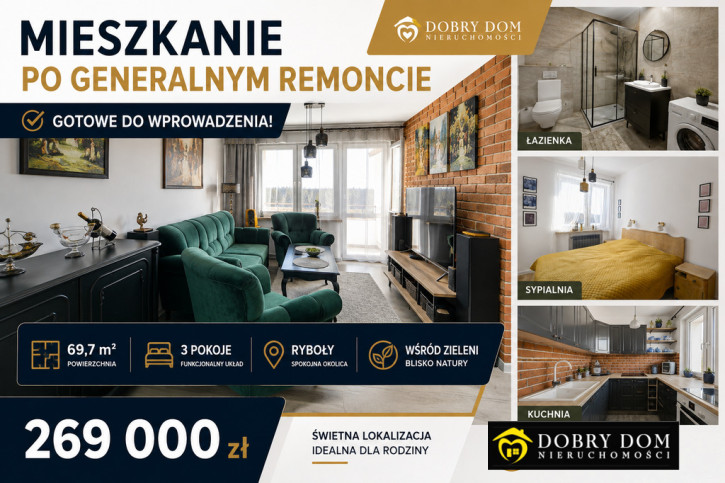 Mieszkanie Sprzedaż Ryboły 1
