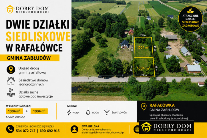 Działka Sprzedaż Rafałówka 1