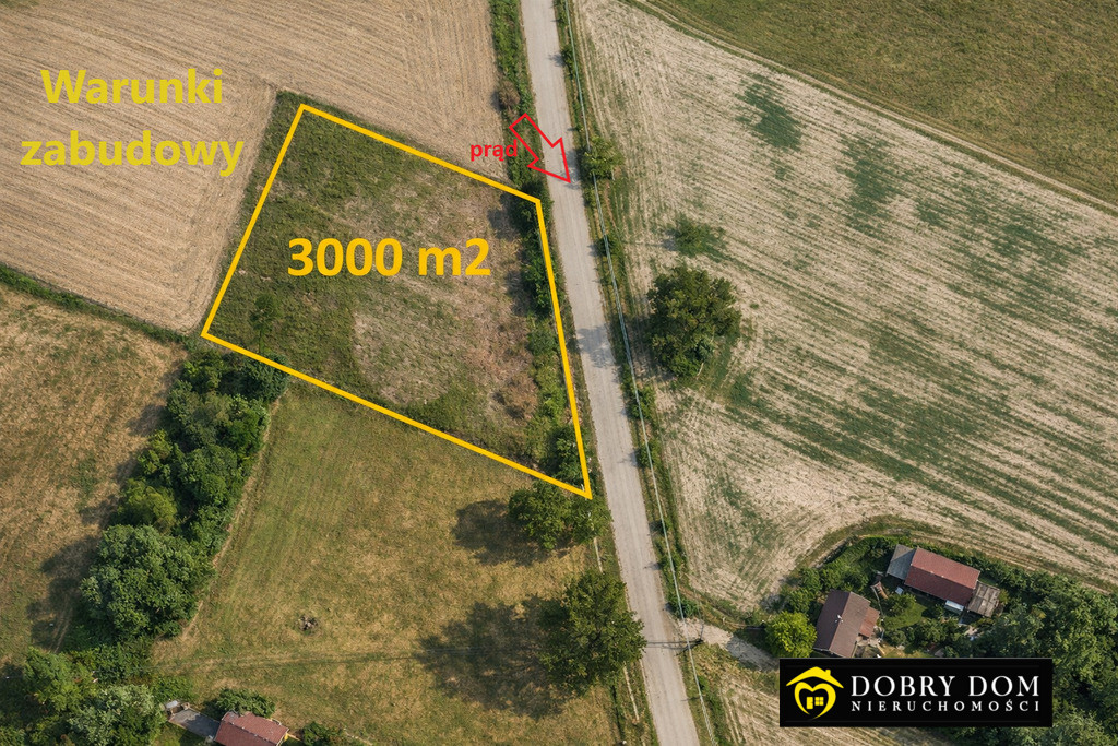 Działka siedliskowa 3000 m²