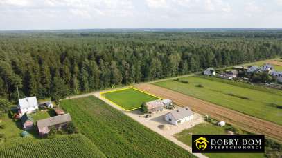 Działka 1753m2 Rzepiski — zdjęcie od frontu