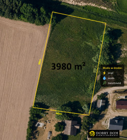 Działka 3980m2 Tykocin — widok główny