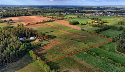 Działka 722000m2 Sztabin - zdjęcie od frontu