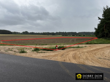 Działka 4449m2 Sztabin — zdjęcie od frontu